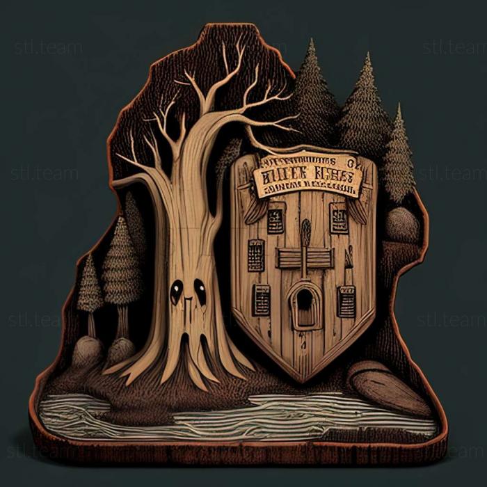 3D model Rusty Lake Roots game (STL)